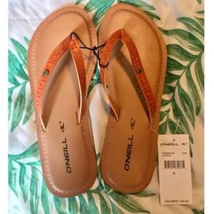 O’Neill Cognac Sandals size 6